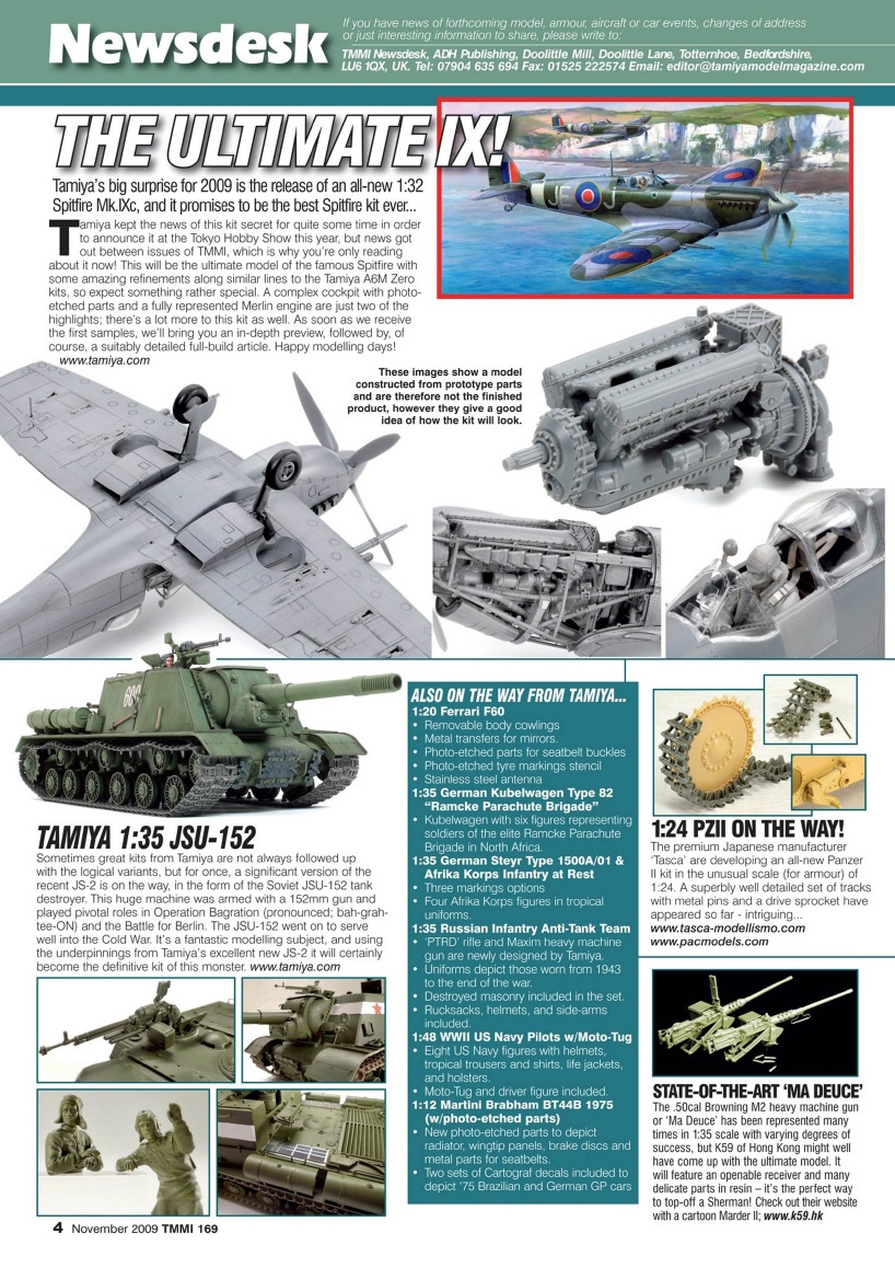 Tamiya Model Magazine 169 (2009.11)